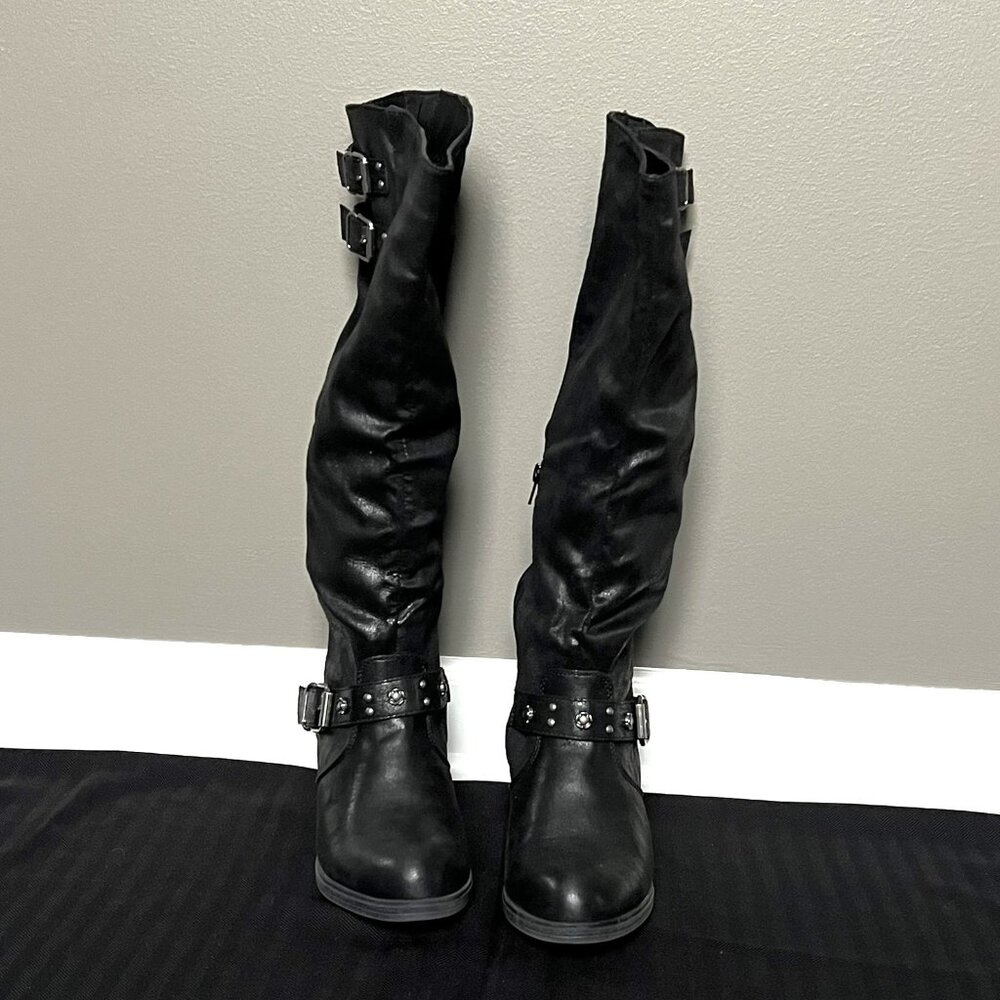 Carlos Santana Women's Black Boots – Size 8.5